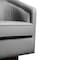Flash Furniture Dean Club Style Commercial Barrel Accent Armchair Metal Base, Gray LeatherSoft Upholstery BS-AC22-064-GRYPU-GG - alternate 9